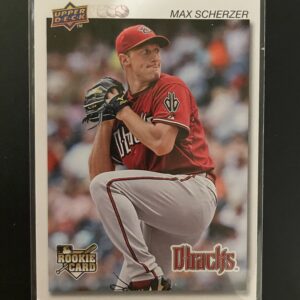 Max Scherzer Upper Deck Rookie Card (RC)