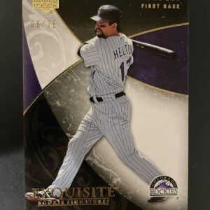 Todd Helton Exquisite /75
