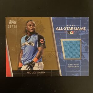 Miguel Sano All Star Relic /50